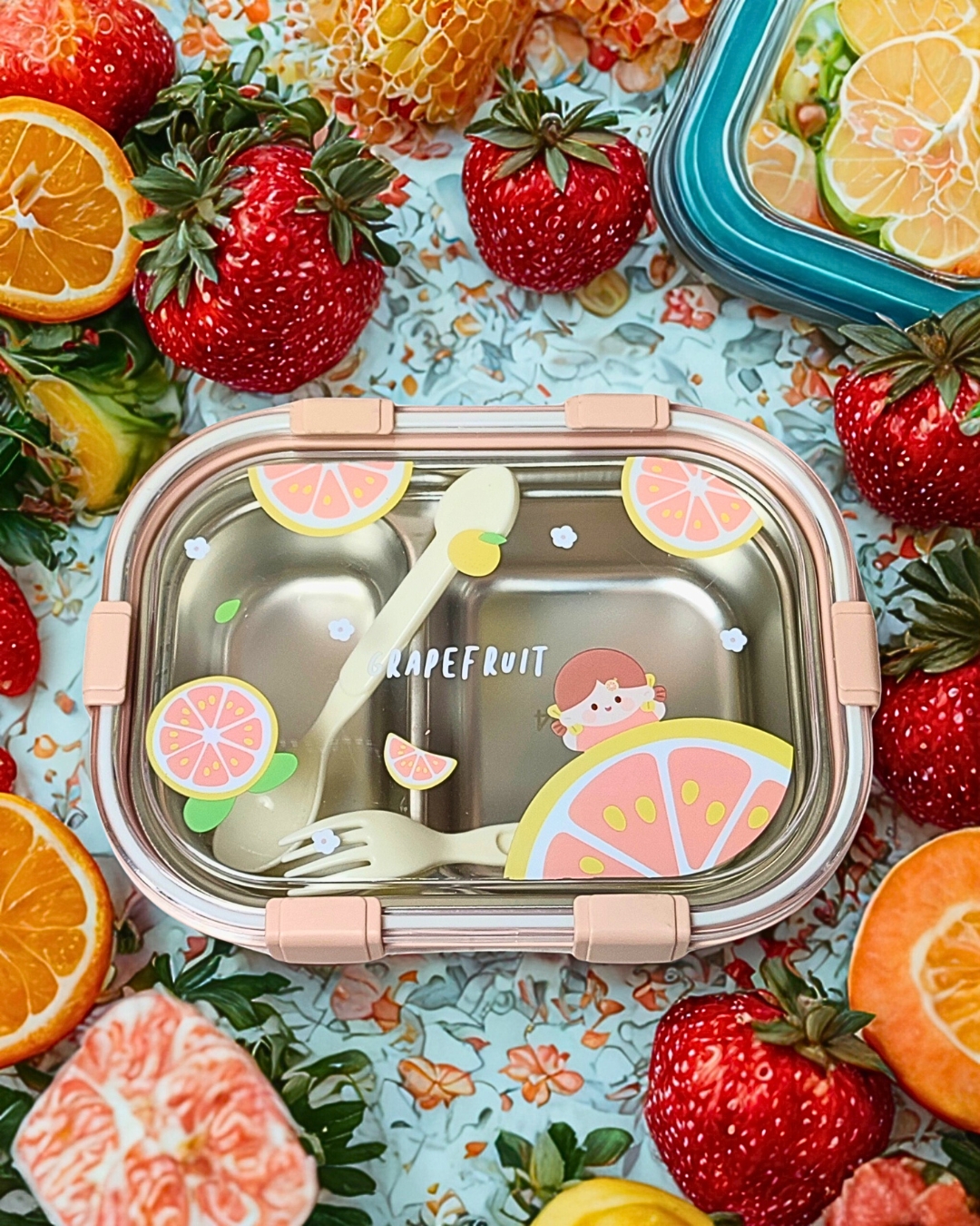 Grape Fruit Lunch Box