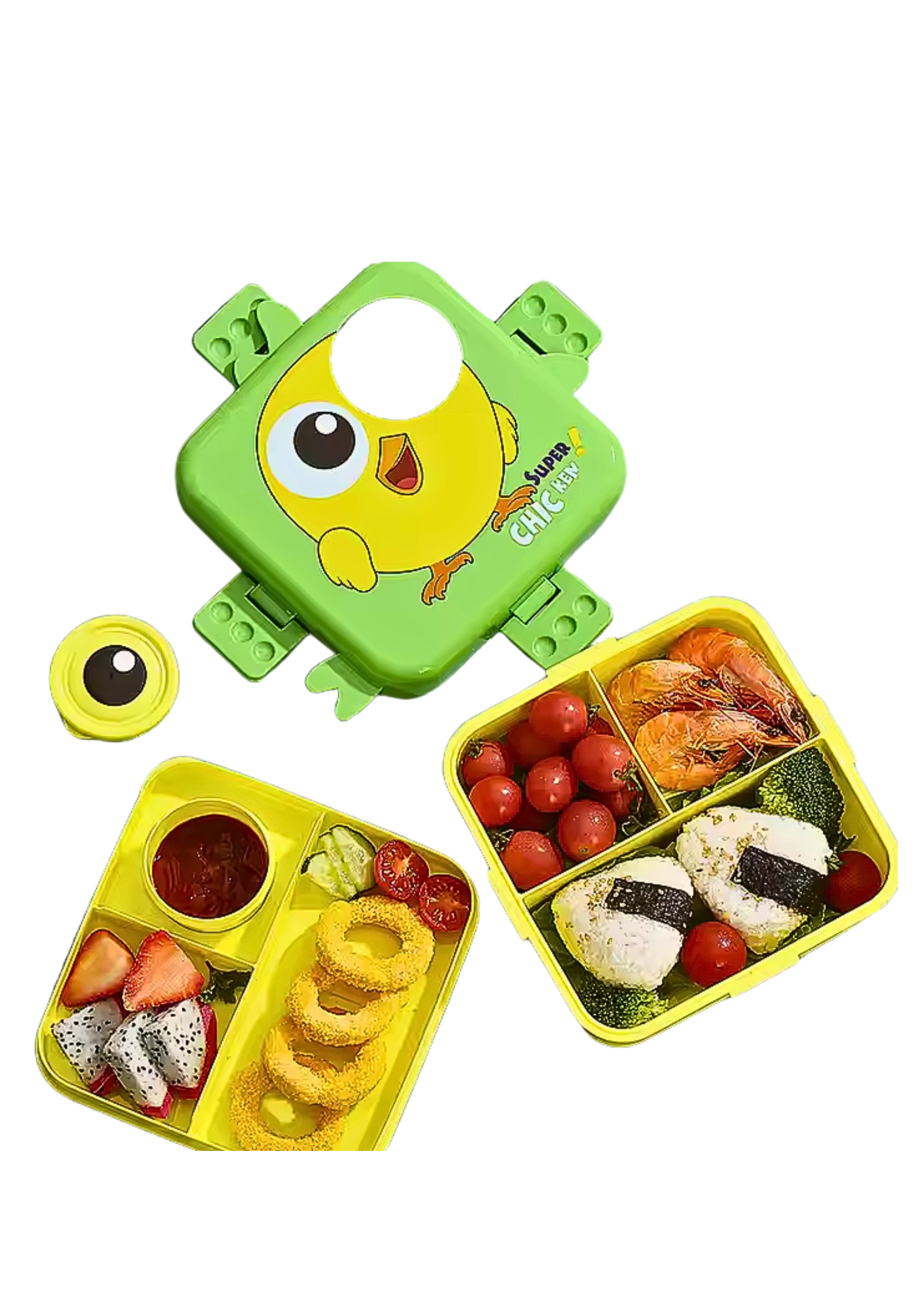 Super Chicken Lunch Box Green(1)